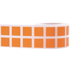 Square Stickers | 0.5″ Inch Square Shape | 1,000 Pack | Pick One Color