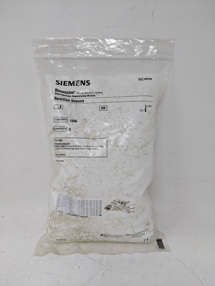 Siemens reaction vessel for Dimension Heterogeneous Immunoassay Module Qty. 1000