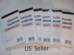 144X-Sales Book Order Receipt Invoice Carbon less 50 sets 3.5″x5.5″ US Seller