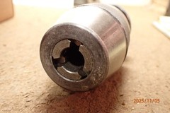 OLDER GRAND TOOL 1/2″ PRECISION DRILL CHUCK WITH 5/8″ SHANK MADE IN SPAIN