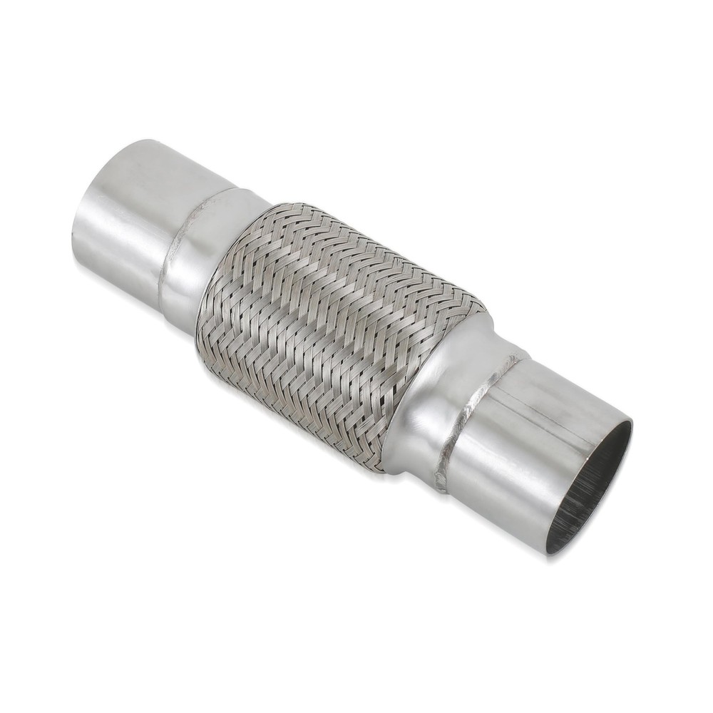 2.5”X6”universal stainless steel Exhaust Flex Pipe with Ends 10″ Inch Long …