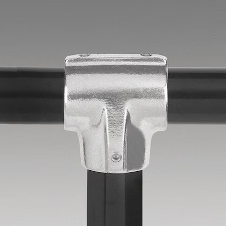 Hollaender 5-8 Tee For 1-1/2 In Structural Pipe Fitting, Aluminum, 1-7/8 In
