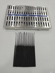 Aesculap Rhoton Micro Dissector Set 20Pcs Black Neurosurgery Instruments