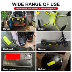 36 Pcs High Visibility Reflective Tape Stickers for Car Trailer Truck Bike