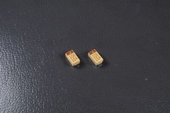 Lot of 2 CWR11HH106KB AVX Tantalum Capacitor 10uF 15V 10% C Case 6032-28 SMT NOS