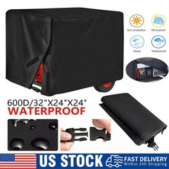 Universal Generator Cover 32x24x24″ Heavy Duty Waterproof Oxford For 5KW-10KW