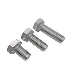 Fine Thread 304 Stainless Steel Hexagon Bolt Hex Head Cap Screws 10# 1/4 5/16