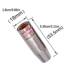10Pcs Conical Nozzle Gas Nozzle For MB 15AK MIG MAG CO2 Welding Torch Parts
