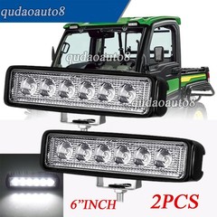 Fit John Deere Gators 835M, 835R, 865M, 865R 12V 2PCS 6″ INCH LED work light Bar