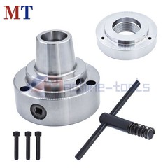 5C 5″ Collet Lathe Chuck Closer W/ Semi-finished Adp.2-1/4″ x 8 Thread Chuck