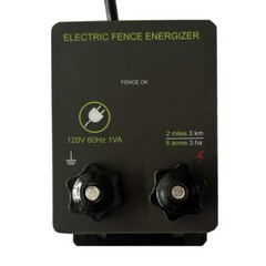 2 Mile Electric Fence Energizer for Preventing Wild Animals 8 Acres 120 Volt