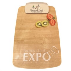 Shamrock Foods Expo Promotional Clipboard Woodgrain Look Plastic 14” X 9.5”