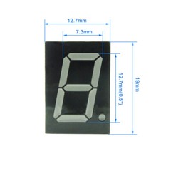 100 × LED Digit Display Red 7 Segment 0.5″ Common Anode Digital Number Wholesale