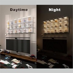 9 Acrylic Wall-Mounted Display Shelves for Funko Pop – Customizable, Dust Covers