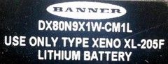 Banner DX80N9X1W-CM1L Sure Cross Remote Control Unit 19336P UE3RM1809 XL-205F