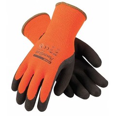 Pip 41-1400/Xxl Hi-Vis Cold Protection Coated Gloves, Acrylic Terry Lining,