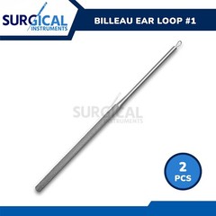 2 BILLEAU Flexible Ear Loop 6.50″ Small Size #1 German Grade