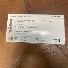 Maxima Medical Ear-Loop Procedure Face Masks ASTM Level 3 50pcs High Barrier