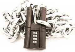 FJM Security SX-876 4-Dial Combination Padlock Long Shrouded Shackle Blk New