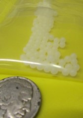 Nylon 6/6 Natural Molded Balls, 1/8″ (.125″) Dia, 300 Pc
