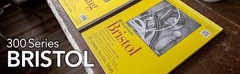300 Series Bristol Paper Pad, Smooth, Tape Bound, 11×14 inches, 20 Sheets