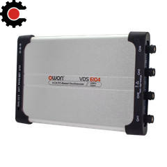 OWON VDS6104 PC Oscilloscope 25MHz 100MS/s USB Isolated