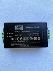 Mean Well AC/DC Power Modules 60W 24V 2.5A Screw Terminal IRM-60-24ST