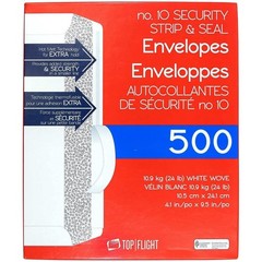 Security Letter White Business Envelopes Self Stick Bulk 500 Peel Seal Tinted
