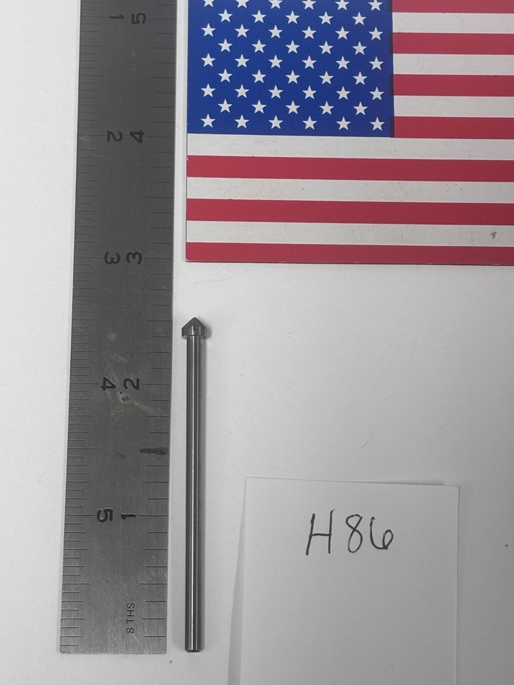 1 NEW FALCON / SGS 1/8″ SHANK CARBIDE BURR SK-42 (90° ANGLE) SINGLE CUT (H86)