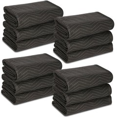 12/24/36/48 PCS Moving & Packing Blankets Professional 80″ x 72″ Professional