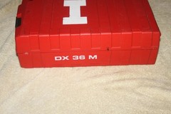 Hilti DX36M Powder Actuated Nail Stud Case ONLY w Some Accessories (Fastner/Nail