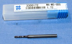New OSG Carbide Micro Drill 1.72 mm (0.0677″) dia. TiAlN Coated (3300172)