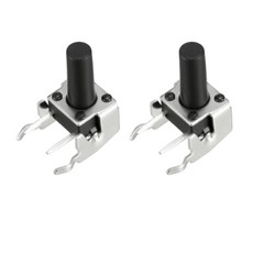 20pcs Momentary PCB Side Mounting Bracket Push Button Tact Switch DIP 6x6x12mm