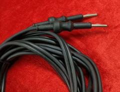 Laparoscopic Patient Plate Cable Cord With Round Connector Silicon Material -1pc