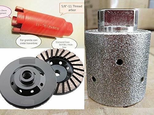 2″ and 3 1/2″ Core Drill Bit Zero Tolerance Drum grinding Cup Concrete Granite