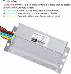 48V 1800W DC Motor Brushless Speed Controller For ATV E-Bike Scooter Quad Gokart