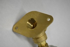 Lead-Free Brass Hose Bibb Spigot Faucet Set of 2 1/2 in FIP x 3/4 in GHT White