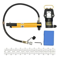 20Ton Hydraulic Crimper Crimping Tool /wDies Cable Wire Hose Lug Terminal + Pump