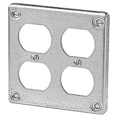 IBERVILLE BC8371- 4″ 2 Duplex Receptacle Covers. New Pack of 5