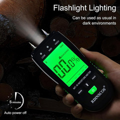 RDINSCOS Wood Moisture Meter for Hardwood and Softwood | Replaceable Pin Moistur