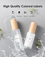 750/Roll 2” Round Thermal Label Blank Stickers Self-Adhesive Name Tag Barcode