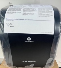 Marathon Automated Paper Towel Dispenser, Black, Up to 700 of Paper Towels