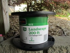 CERROWIRE 241-1602F 12/2 200 Ft Black Low Voltage Landscape Wire