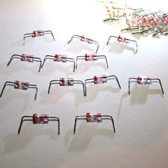 Germanium GOLD BONDED Diode Similar 1N34 ITT BKC SERIALIZED Formed DO-7, 1 PIECE