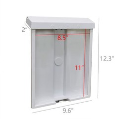 8.5X11″ Real Estate Literature Holder Listing Leaflet Pamphlet Wall Pole Mount