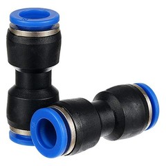 50Pcs Straight Push Connectors Quick Release Connect Air Line Pneumatic Fittings