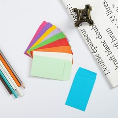 200 Pieces Colorful Small Coin Envelopes Self-Adhesive Seed Envelopes Mini Parts