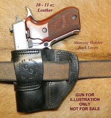 Gary C’s Leather OWB Avenger HOLSTER for Sig Sauer P220 Carry 3.9″