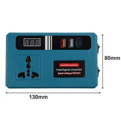1821V Battery Inverter Converter 21V to 110 127 220 Volt with USB