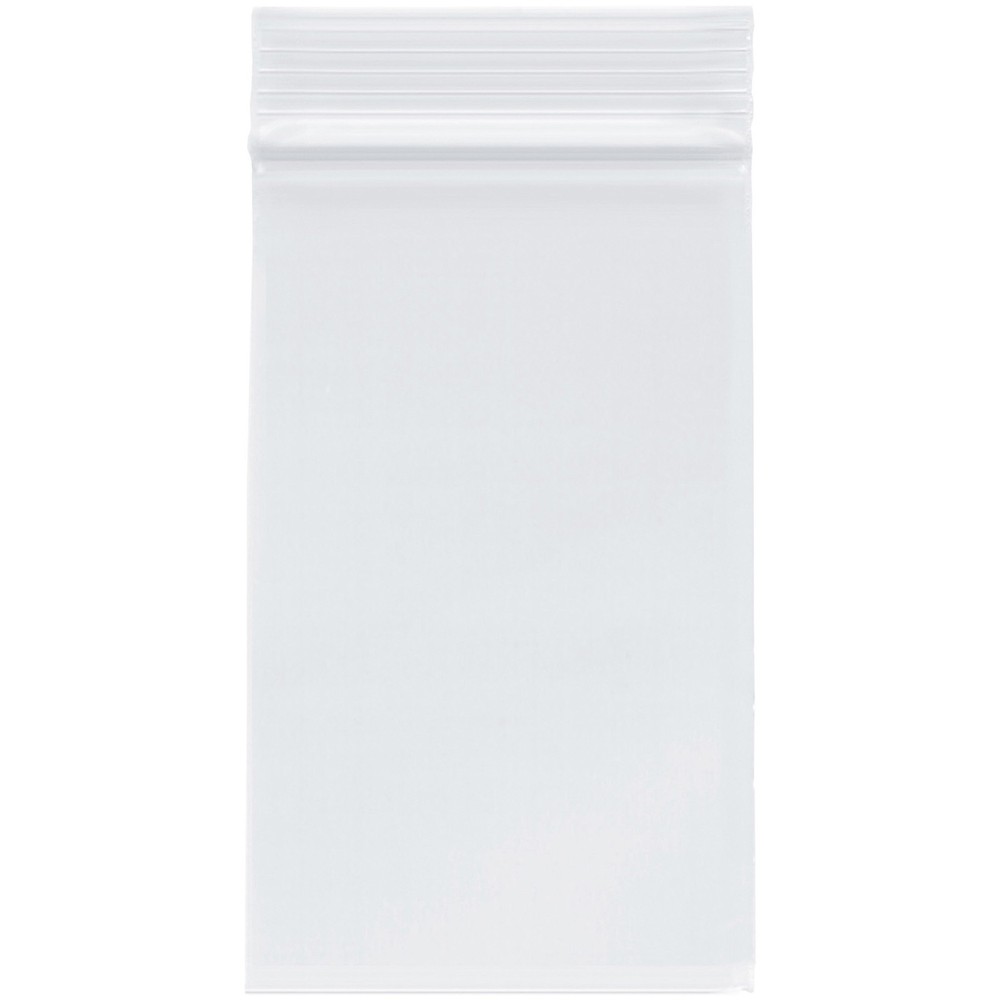 Plymor 3″ x 5″, 4 Mil Heavy Duty Zipper Reclosable Plastic Bags
